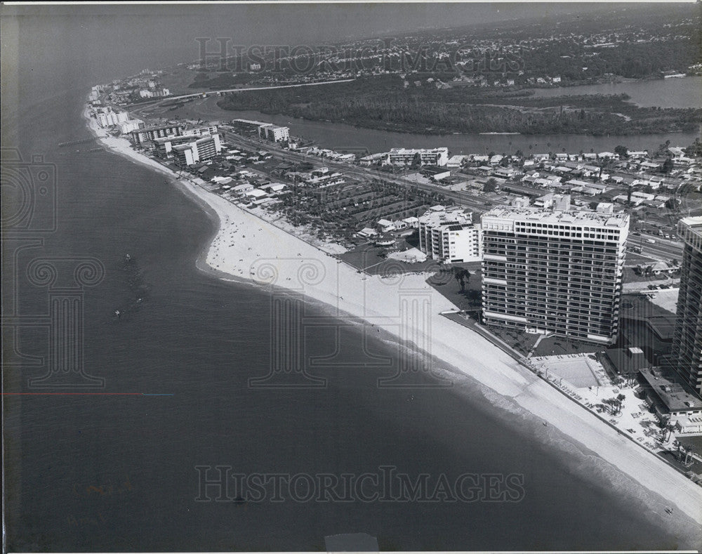 1982 Press Photo Redington Beach, Aerial - Historic Images