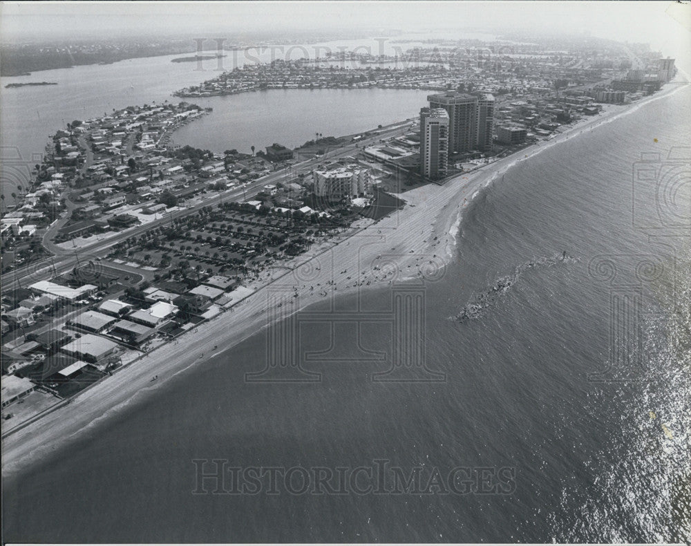 1986 Press Photo Breakwater, Redington Shores - Historic Images