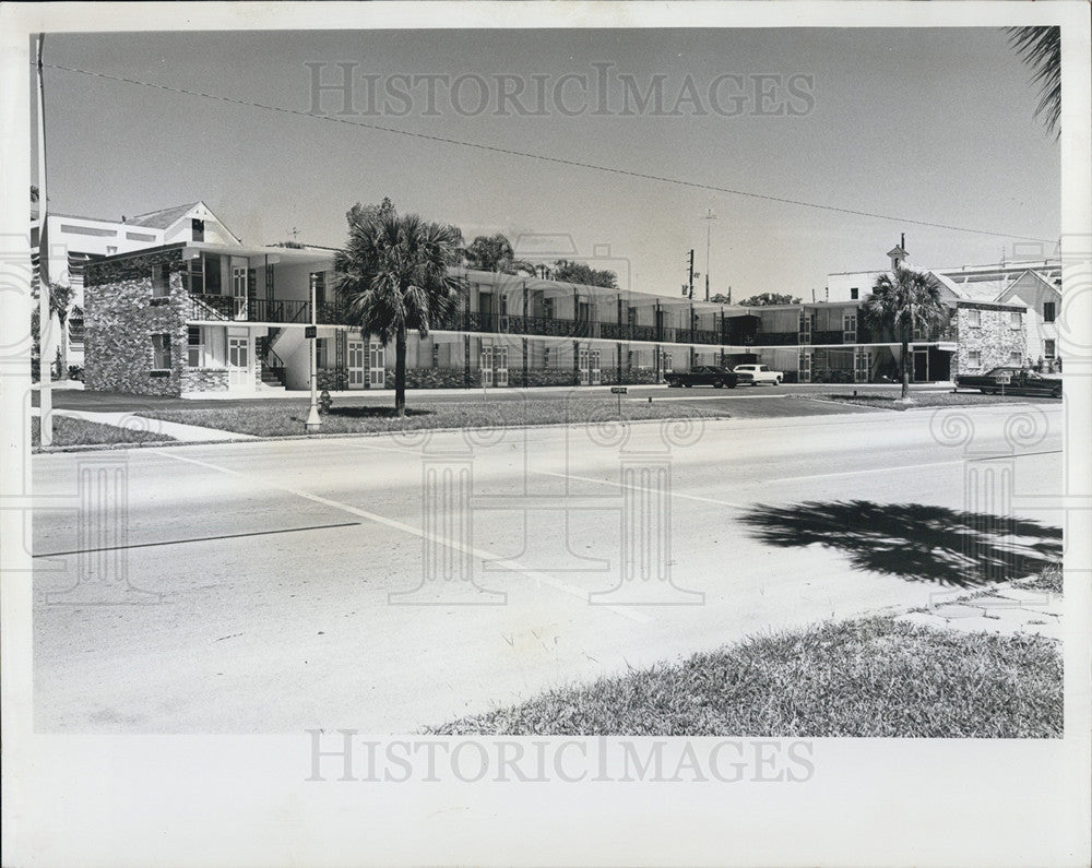 1968 Press Photo Beach Park Apartment Motel - Historic Images