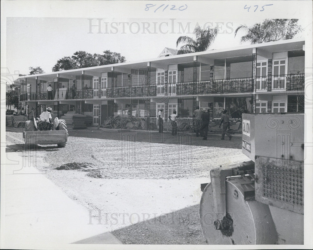 1966 Press Photo Beach Park Apartment Motel - Historic Images