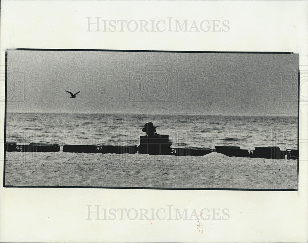 1991 Press Photo Steve Perrigo, Madiera Beach - Historic Images