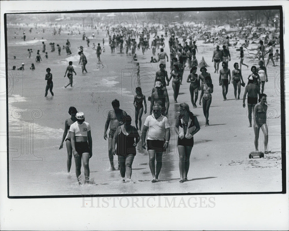 1984 Press Photo Scene, Pass-a-Grille Beach - Historic Images