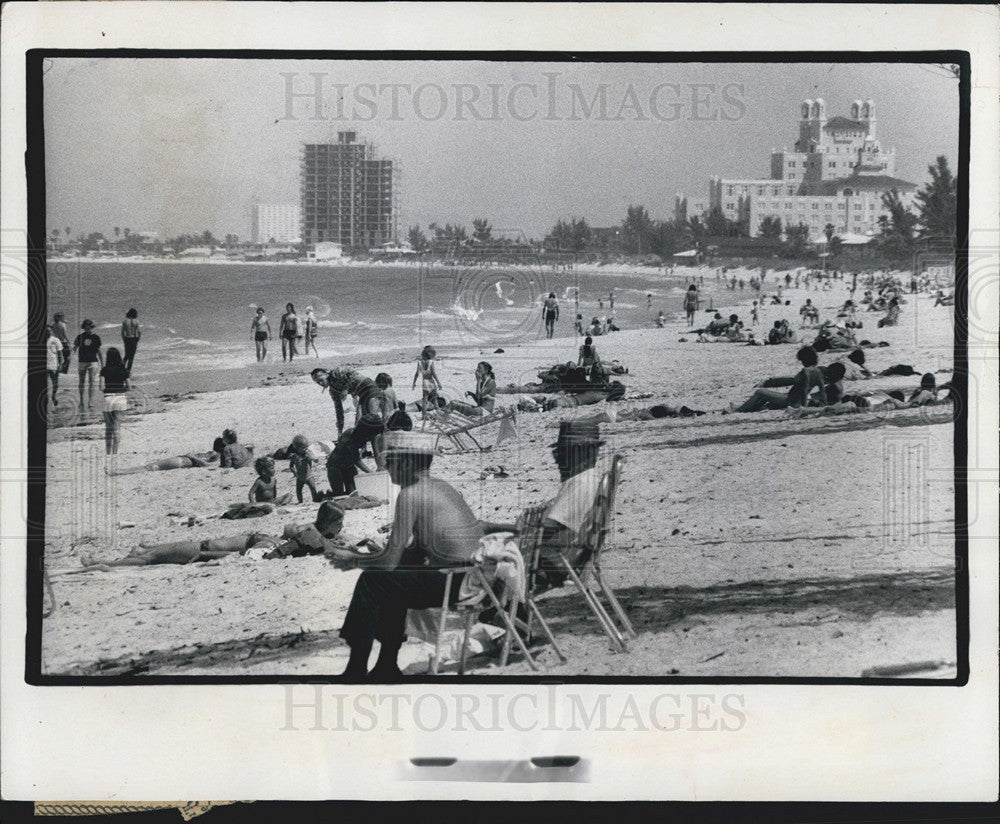 1974 Press Photo Pass-a-Grille Beach - Historic Images