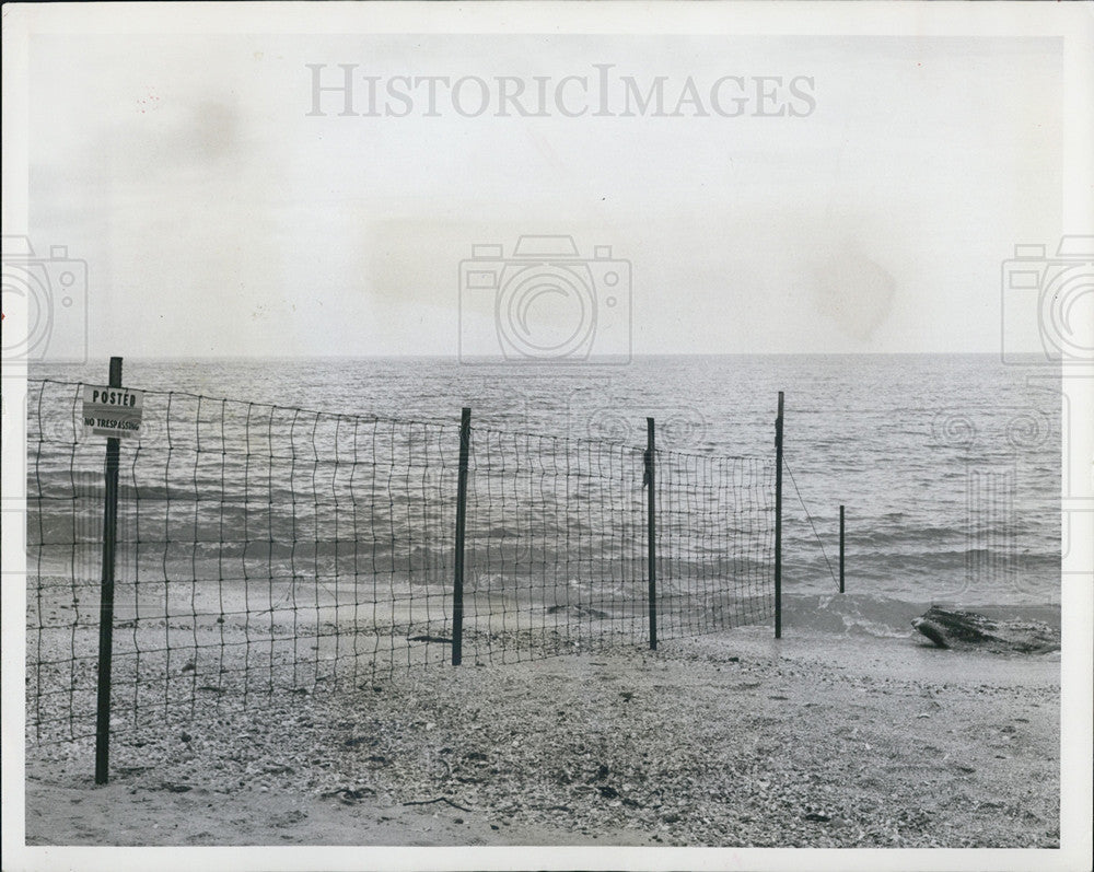 1965 Press Photo Fences, Longboat Key - Historic Images