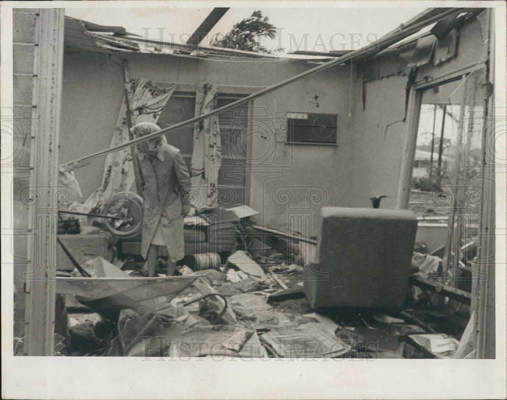 1966 Press Photo Tornado Damage, Pinellas County - Historic Images