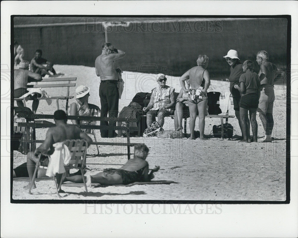 1977 Press Photo Pass-a-Grille Beach - Historic Images