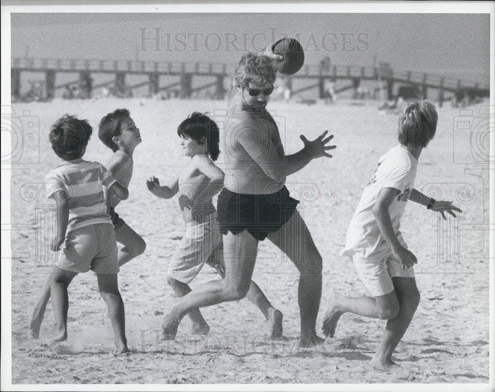 1989 Press Photo Redington Shores, Dennis Jacques, Robert Snow, Gienn Johnson - Historic Images