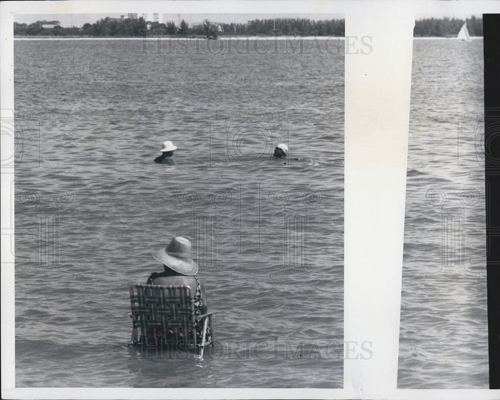 1976 Press Photo Gulfport, Boca Ciega Bay - Historic Images