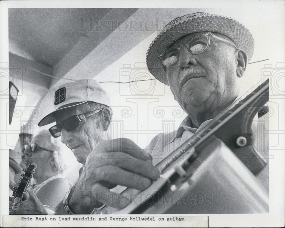 1974 Press Photo Bric Best Lead Mandolin George Hollwedel Guitar - Historic Images