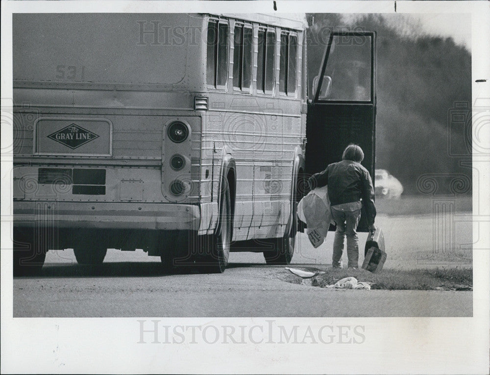 1978 Press Photo Holiday, St Petersburg Bus - Historic Images