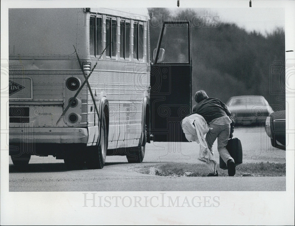 1978 Press Photo Holiday, St Petersburg Bus - Historic Images