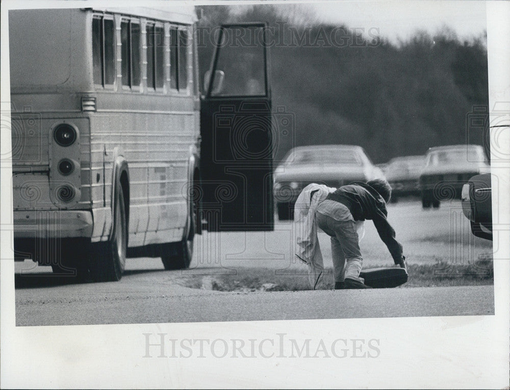 1978 Press Photo Holiday, St Petersburg Bus - Historic Images