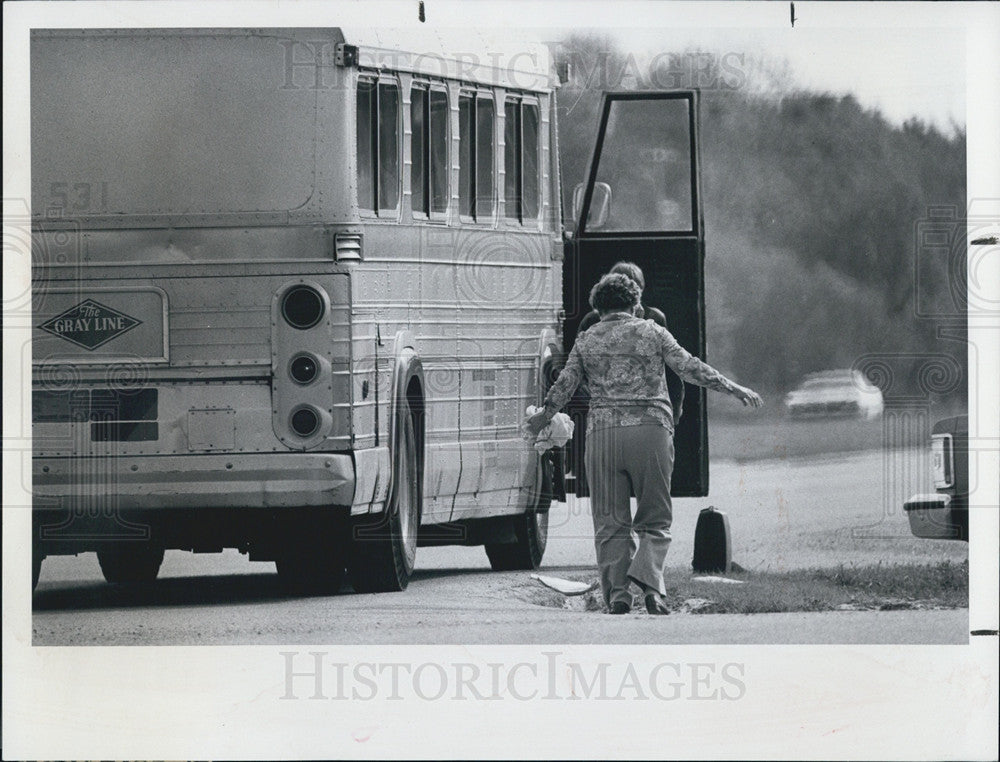 1977 Press Photo Holiday, St Petersburg Bus - Historic Images