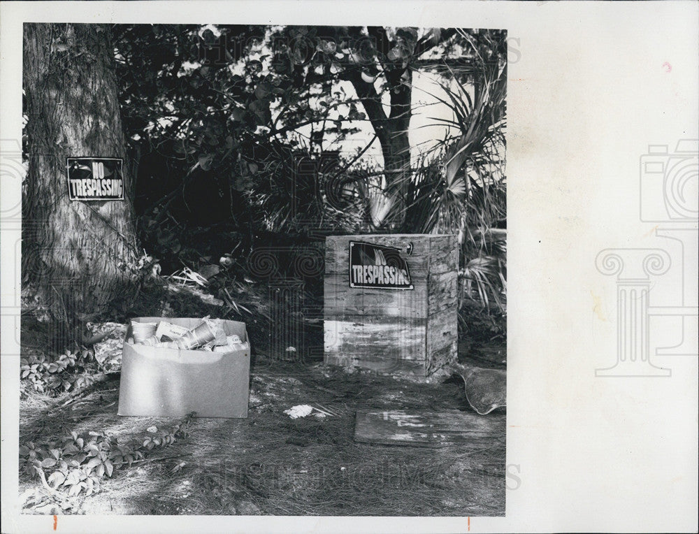 1973 Press Photo Manatee County Public Beach, Holmes Beach - Historic Images