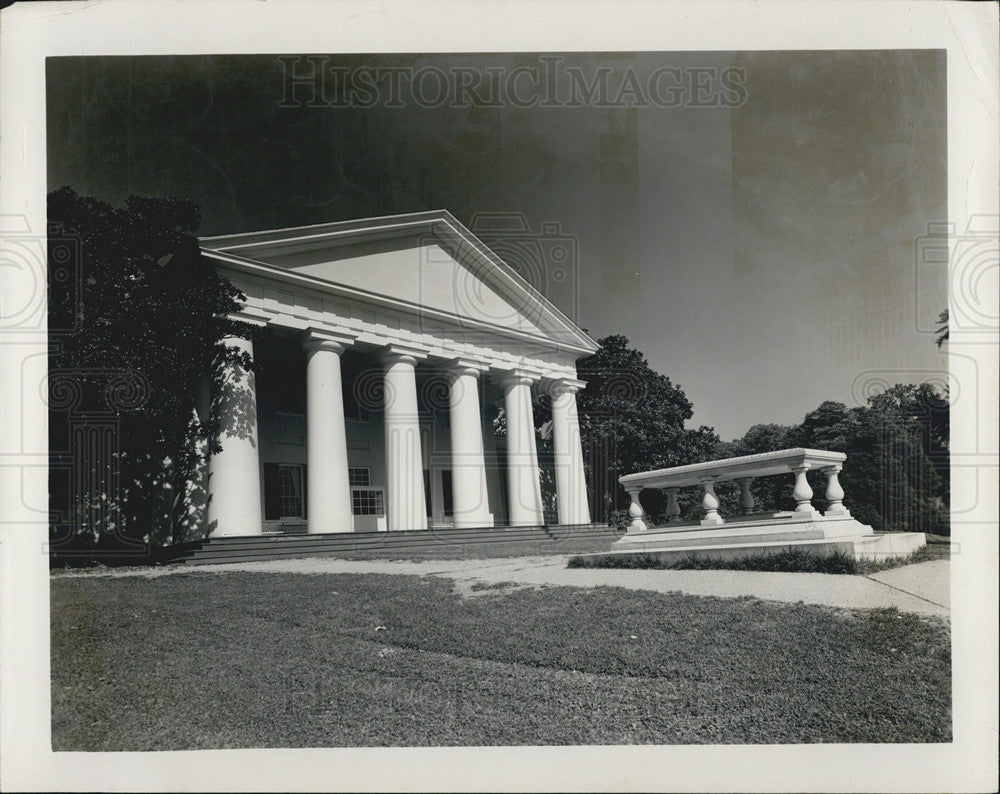 1965 Press Photo Custis Lee Mansion Washington D.C. - Historic Images