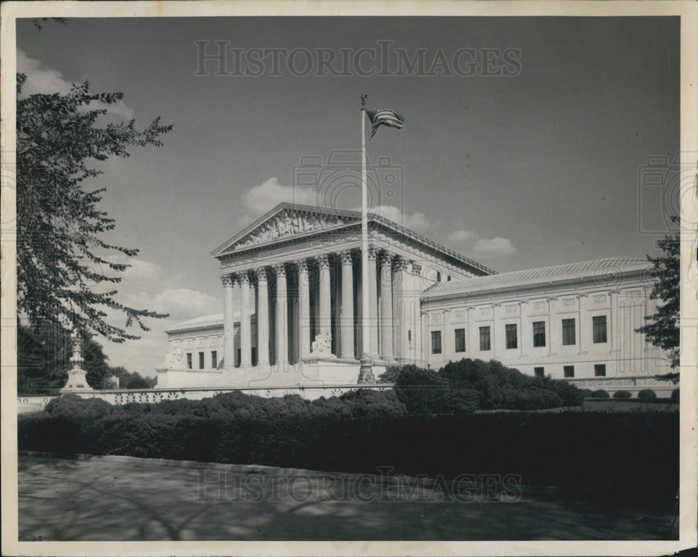 1983 Press Photo Exterior Of US Supreme Court In Washington DC Completed 1935 - Historic Images