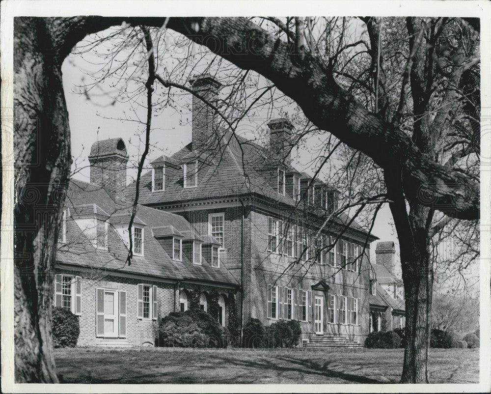 1964 Press Photo Carter&#39;s Grove Virginia&#39;s Most Famous Plantation On James River - Historic Images