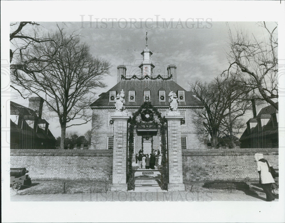 1984 Press Photo Governor&#39;s Palace, Colonial Williamsburg - Historic Images