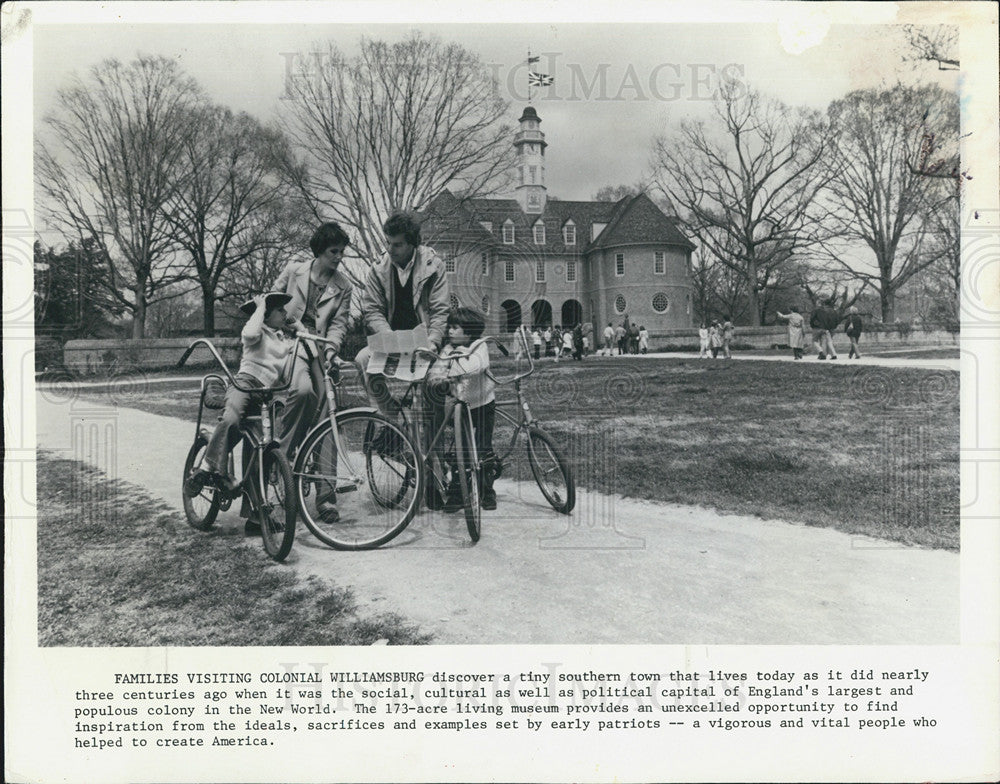 1980 Press Photo Colonial Williamsburg - Historic Images