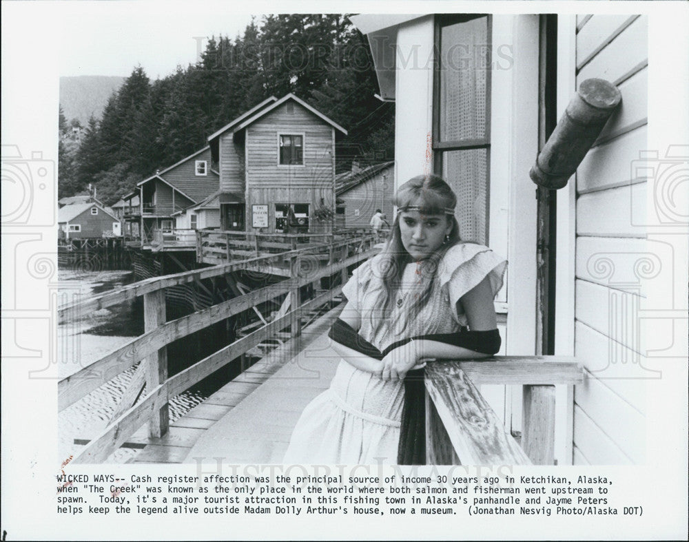 Press Photo Jayme Peters, Madam Dolly Arthur&#39;s House, Ketchikan - Historic Images