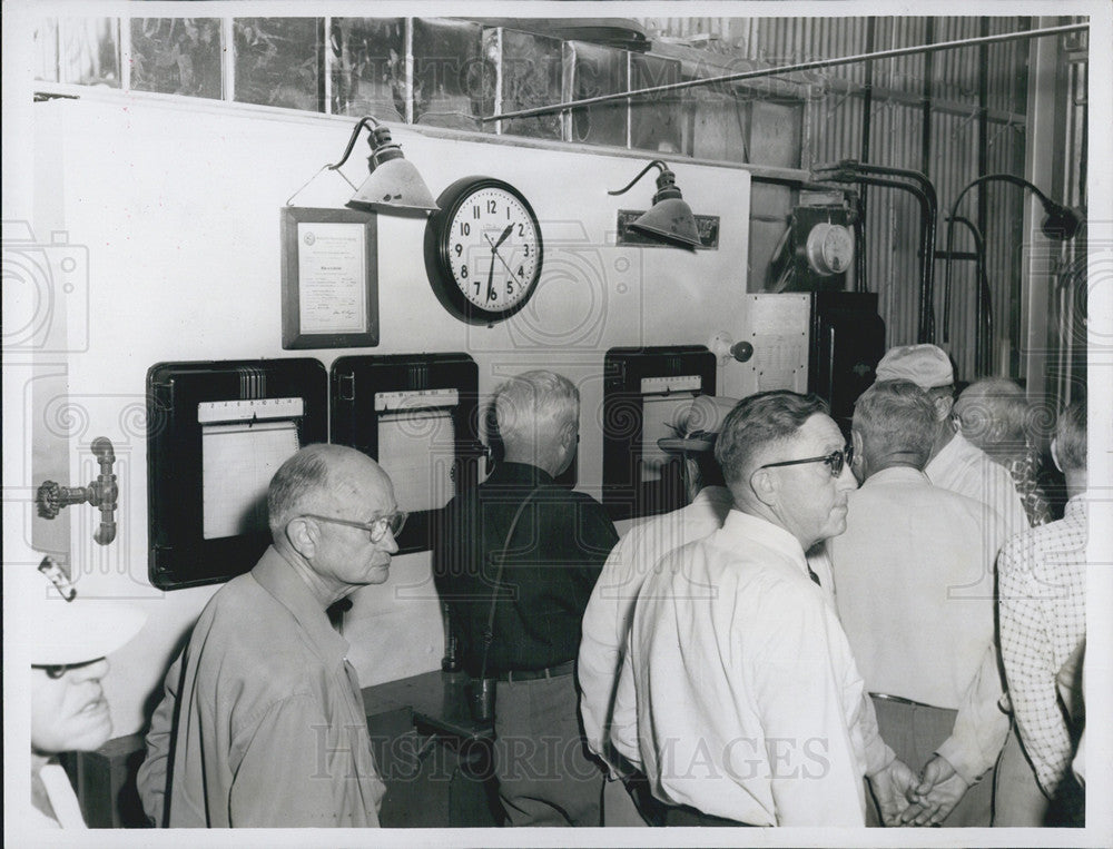 Undated Press Photo Control Unit of Smelting Furnace - Historic Images