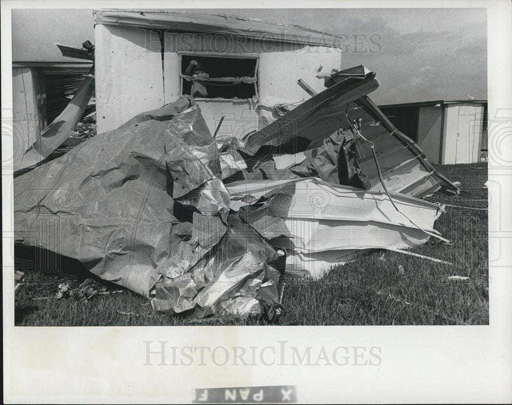 1976 Press Photo Killer Tornado In Largo, FL, Leaves Horrific Damage In Its Wake - Historic Images