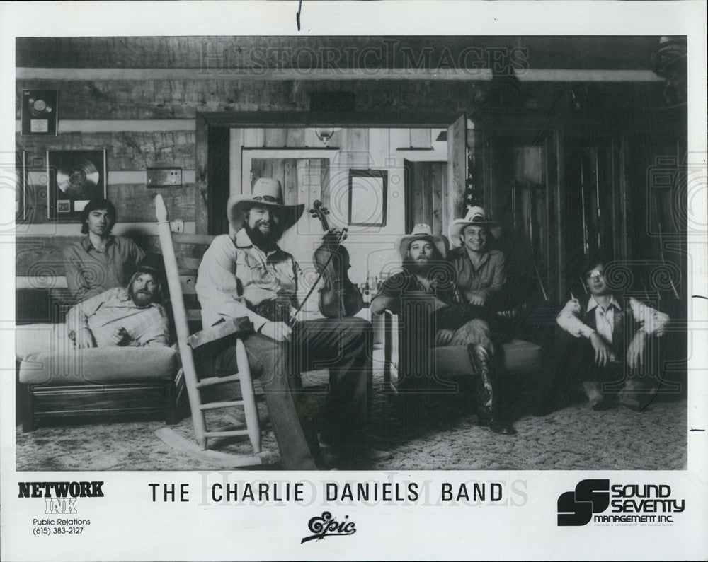 1981 Press Photo Charlie Daniels Band - Historic Images