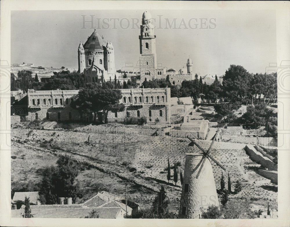 Press Photo Mt. Zion in Jerusalem - Historic Images