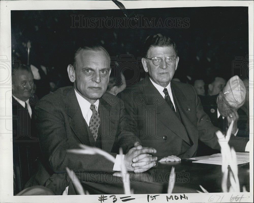 1942 Press Photo James Landis Edward Kelly - Historic Images