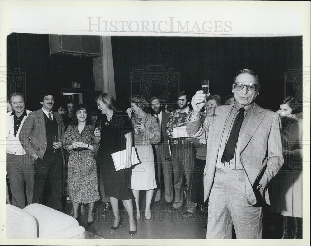 1986 Press Photo Irv Kupcinet/Last Show On WTTW/Chicago Sun-Times Columnist - Historic Images