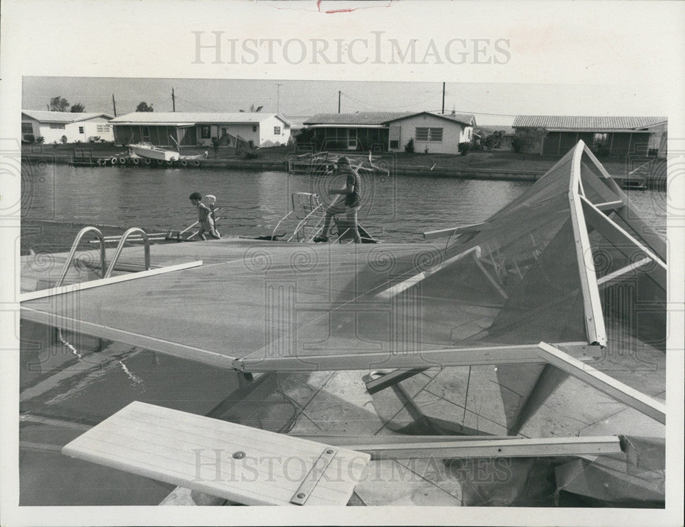 1969 Press Photo Tornado Damage, Shore Acres - Historic Images