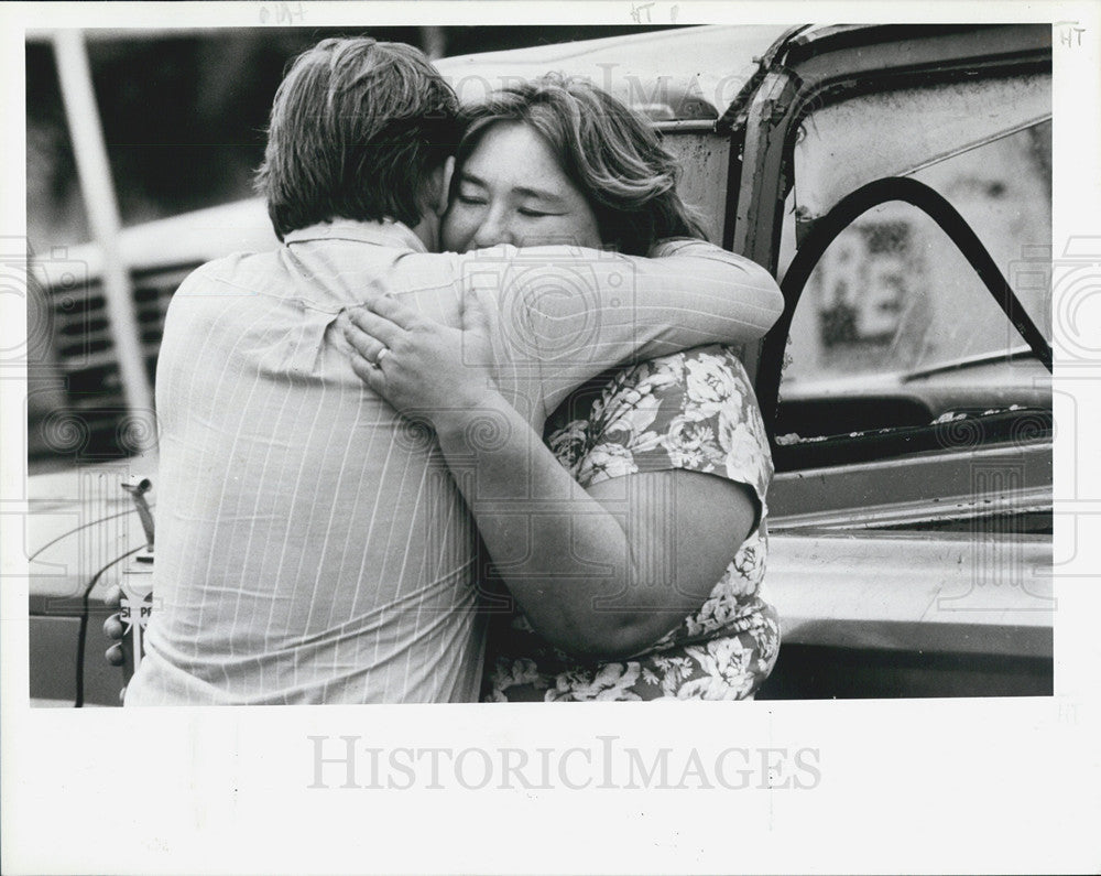 1987 Press Photo Tornado Damage, Hernando County, Dianne Carter, Fred - Historic Images