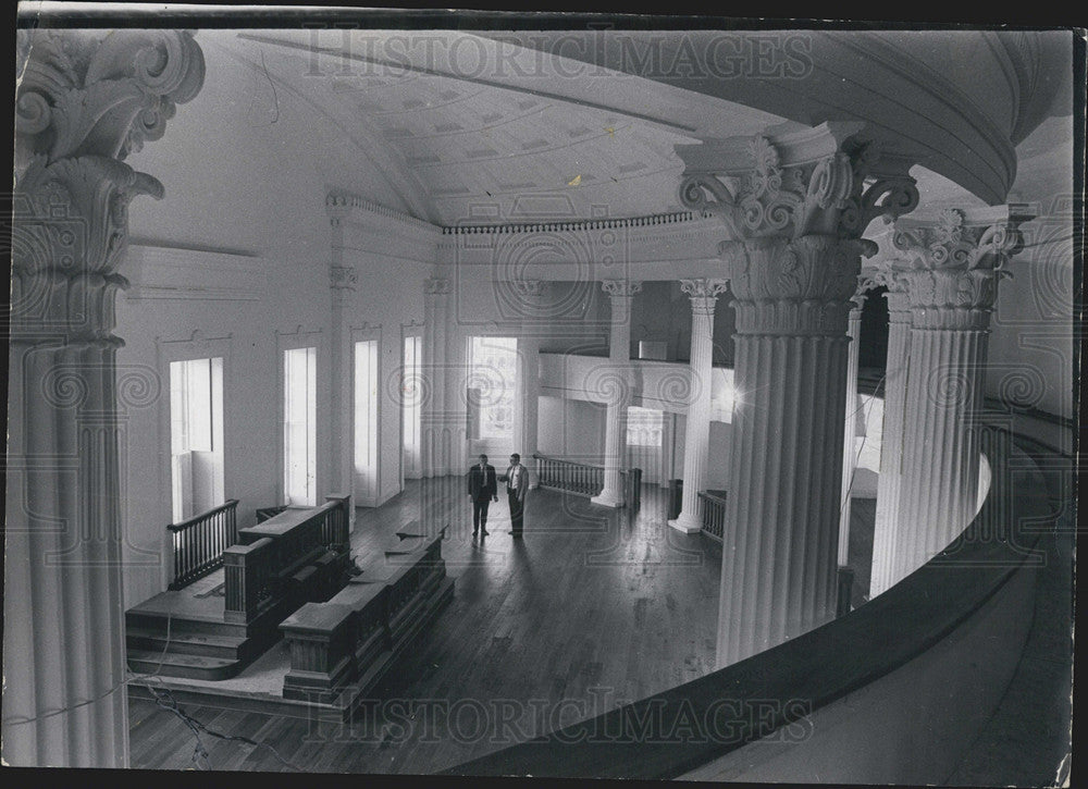 1968 Press Photo spring Field Old Capitol County courthouse - Historic Images