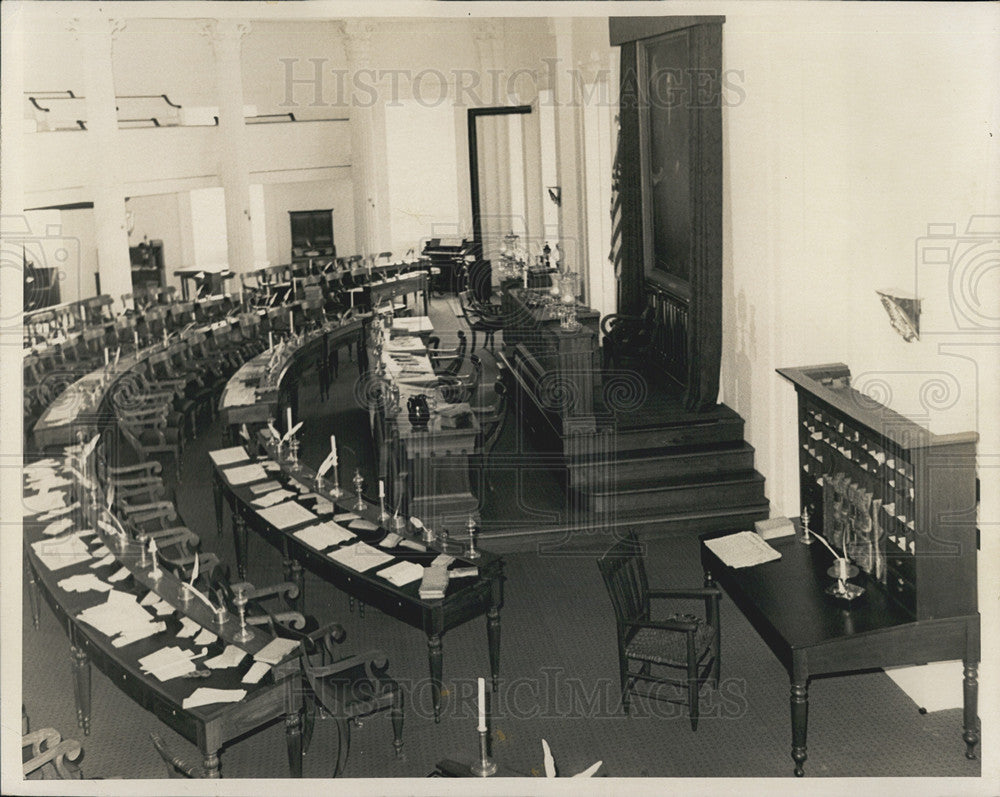 1971 Press Photo Illinois State Historical Library Photo, Old State Capitol - Historic Images