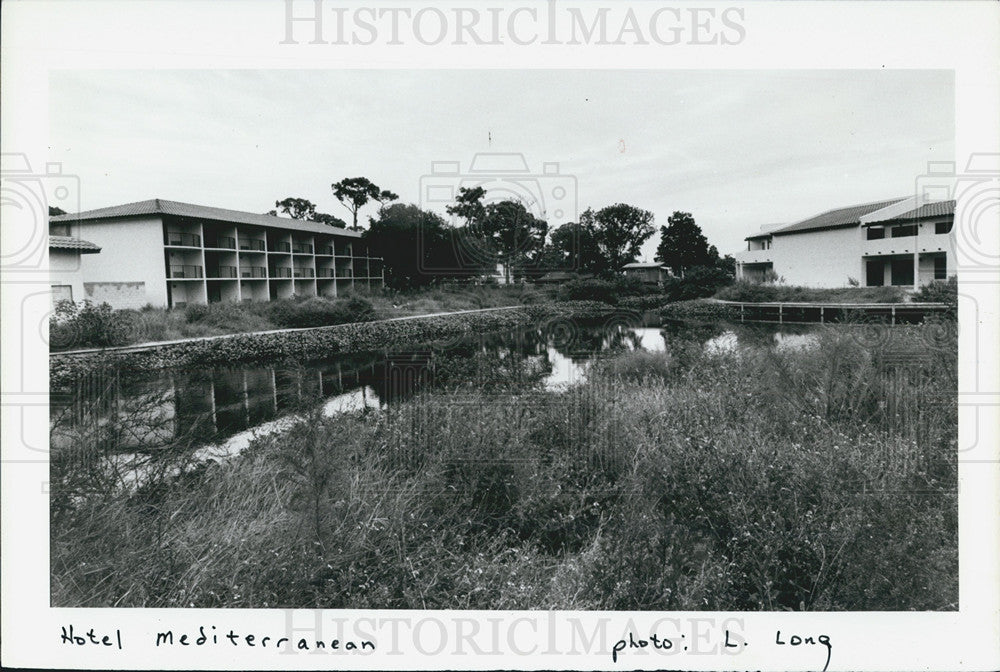 1986 Press Photo Hotel Mediterranean - Historic Images