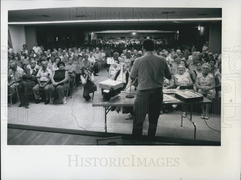 1974 Press Photo Airport Hearing, Beverly Hills, Citrus County - Historic Images