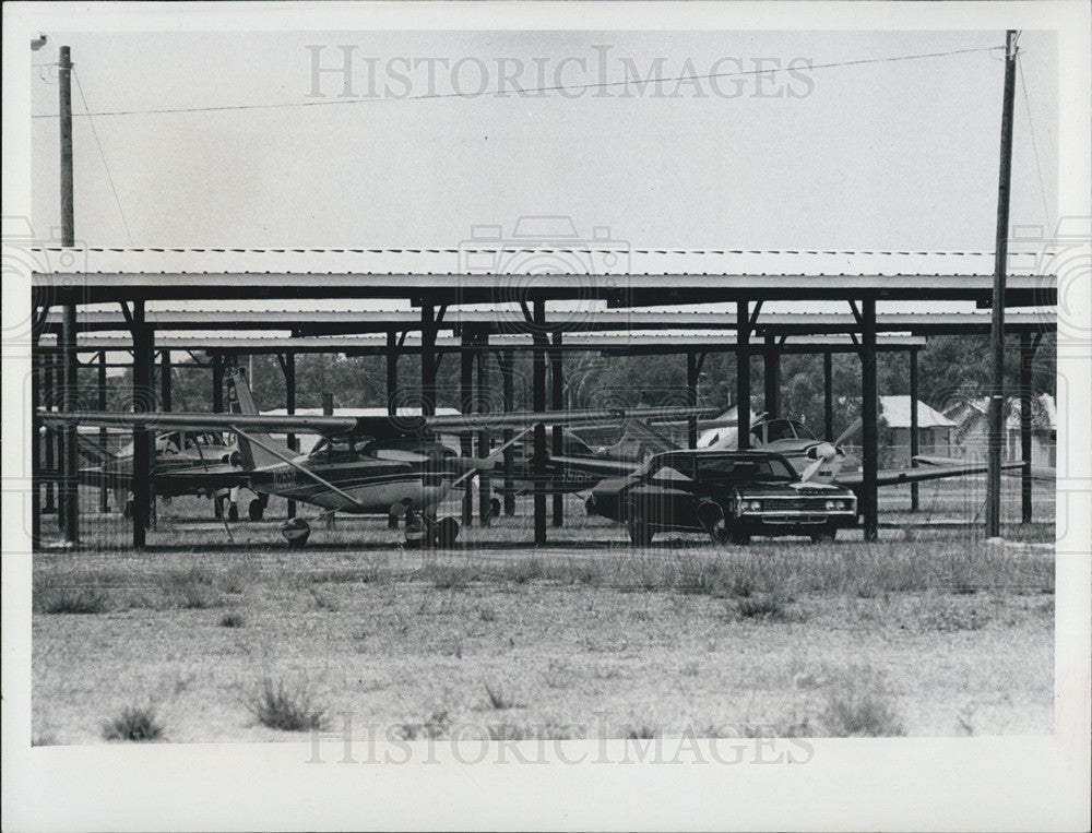 1971 Press Photo Clearwater Airport Hanger - Historic Images