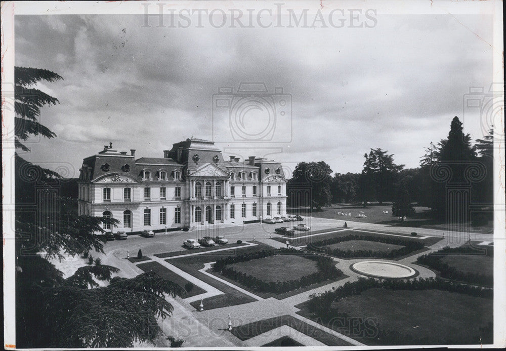 1970 Press Photo Chateau d&#39;Artigny, former home to perfumer Francois Coty. - Historic Images