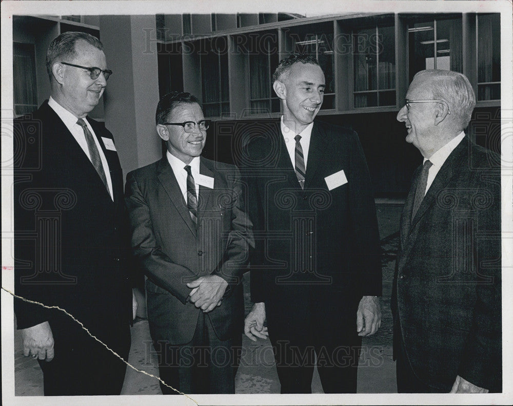 1966 Press Photo RL Wilder, Howard Taylor, George Cash, Arthur Foss - Historic Images