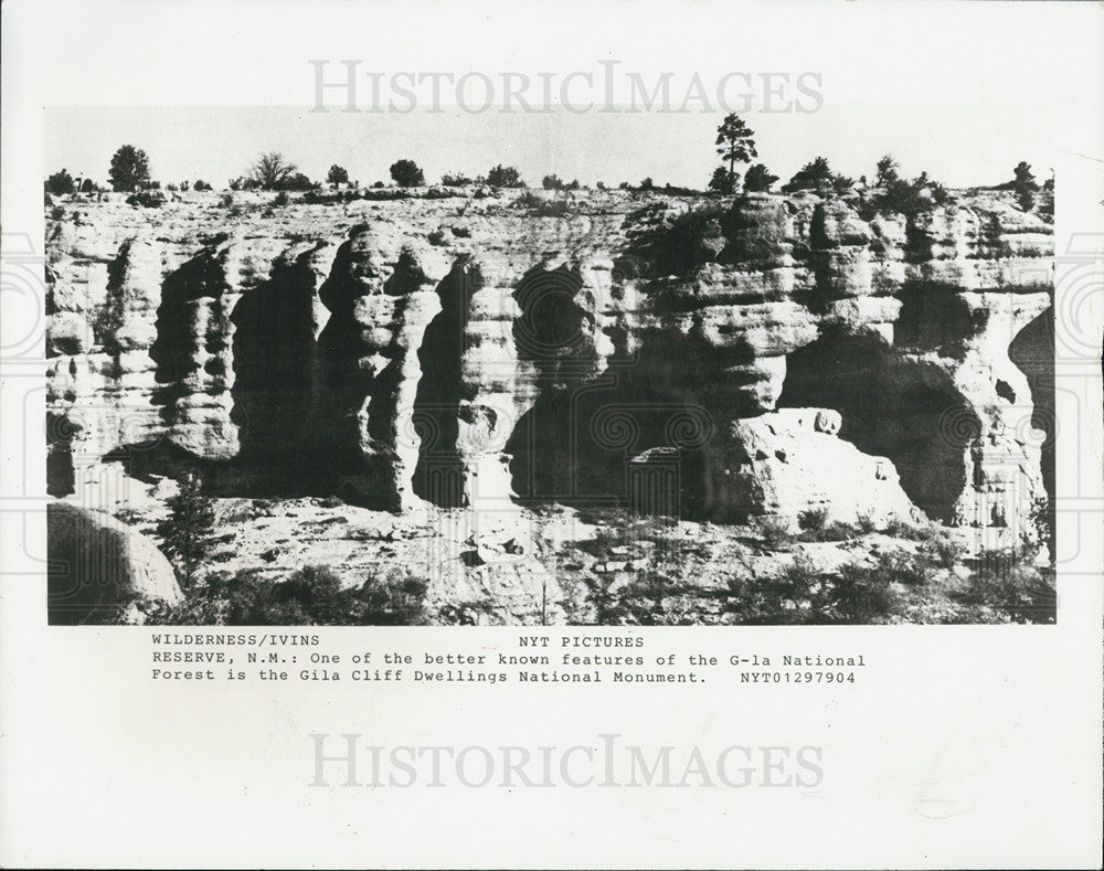 1979 Press Photo The Gila Cliff Dwelling National Monument, G-la National  
Gi - Historic Images