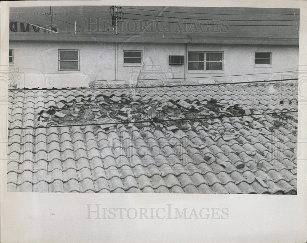 1968 Press Photo Tornadoes Clearwater Indian Rocks Beach Fred Schmidt - Historic Images