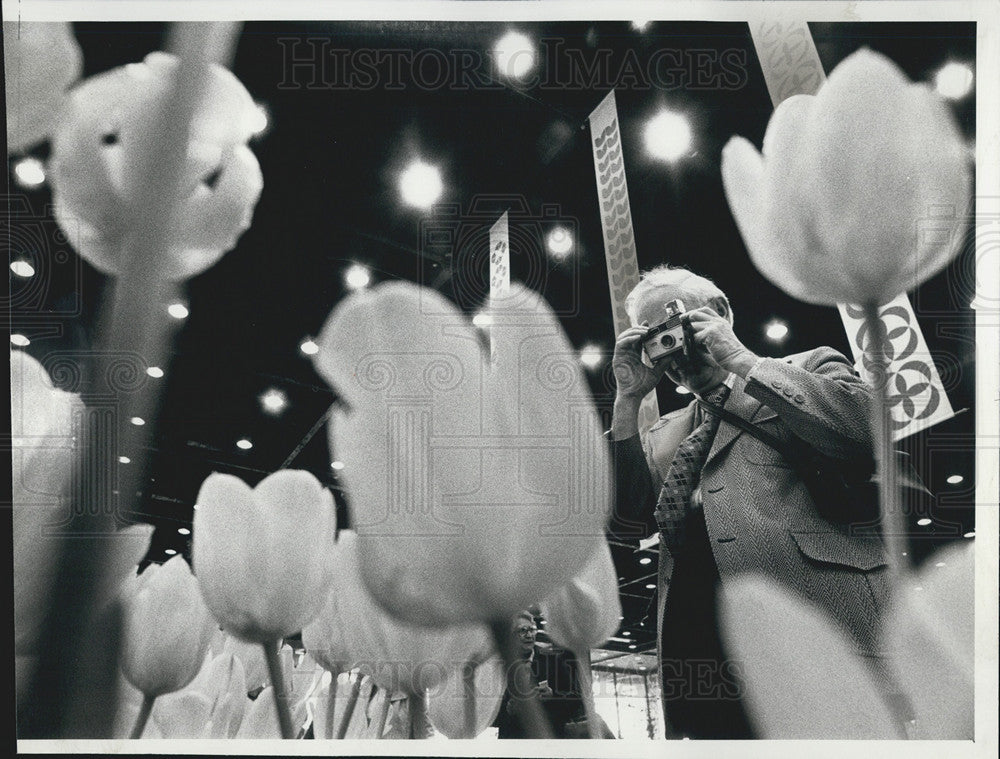 1978 Press Photo Chicago Flower Garden Show McCormick Place exhibition - Historic Images