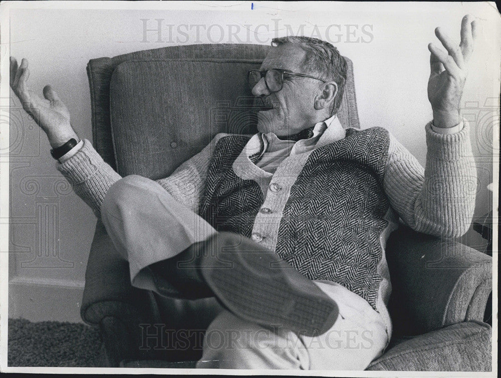 1977 Press Photo Actor James Whitmore - Historic Images