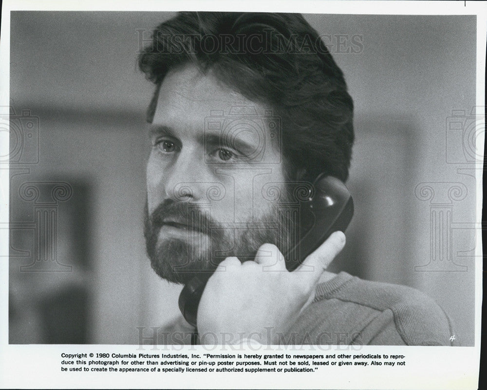 1980 Press Photo Michael Douglas - Historic Images