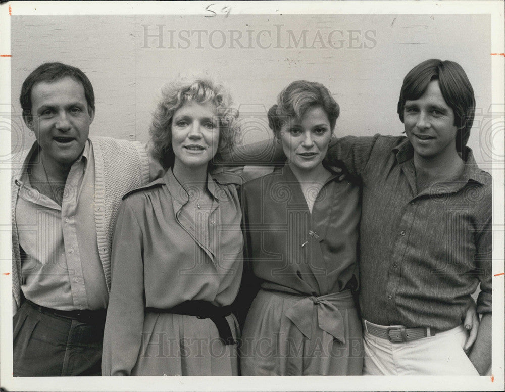 1980 Press Photo Helen Shaver/Beau Bridges/Valorie Armstron-Broccli-United State - Historic Images