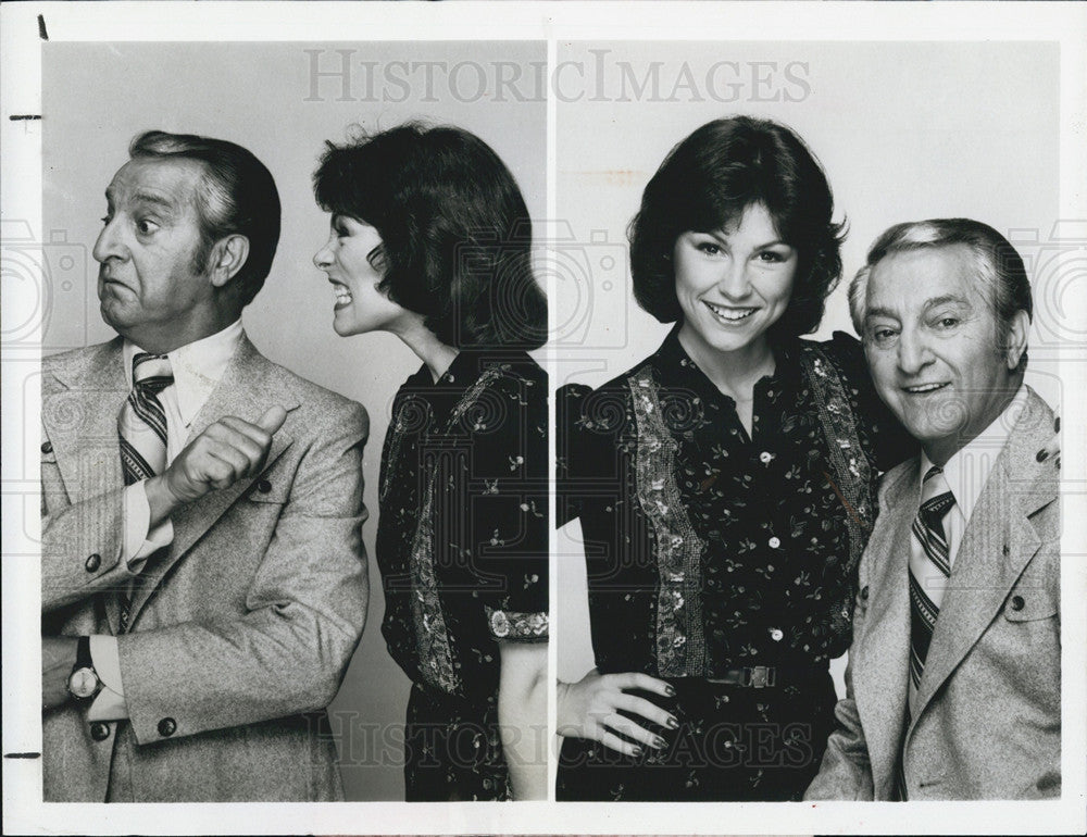 1980 Press Photo Actor Danny Thomas and Diana Canova - Historic Images