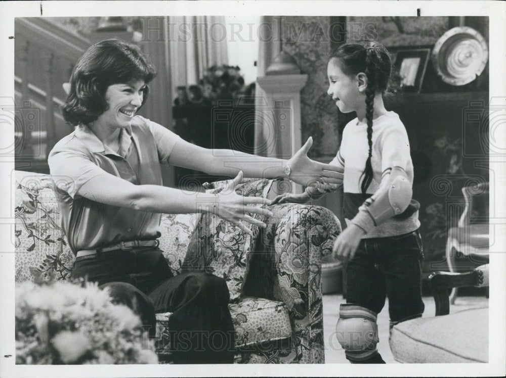 1980 Press Photo Actress Diana Canova and Rori King - Historic Images