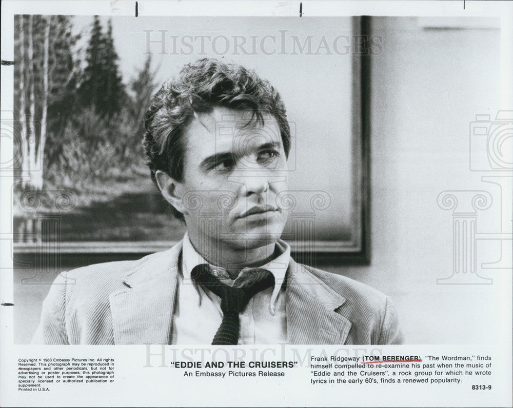 1987 Press Photo Actor Tom Berenger - Historic Images