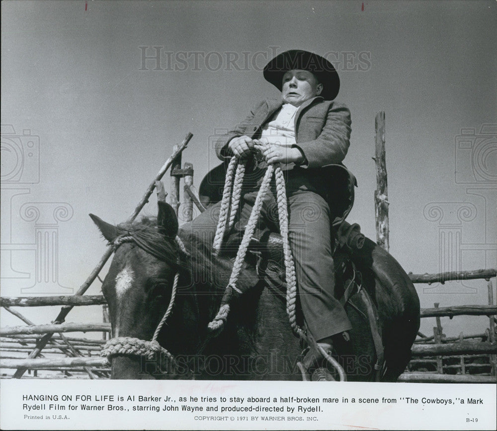 1971 Press Photo Actor Al Barker Jr. - Historic Images