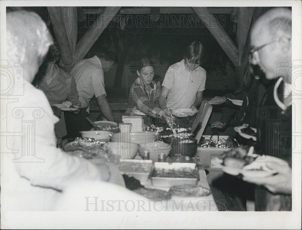 1973 Press Photo The Florida Highway Patrol Barbeque - Historic Images